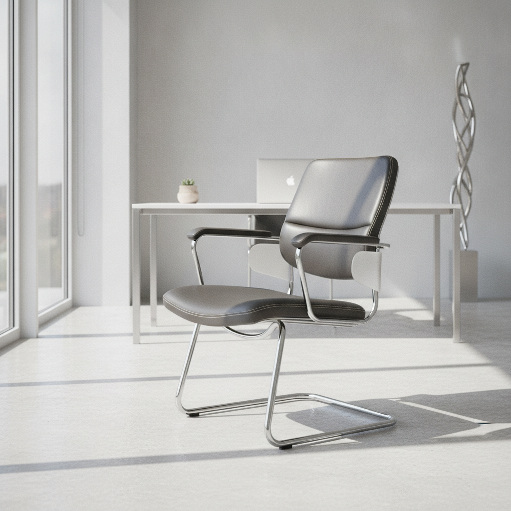 Scaun ergonomic de birou cu design italian, într-un spațiu de lucru modern și elegant.